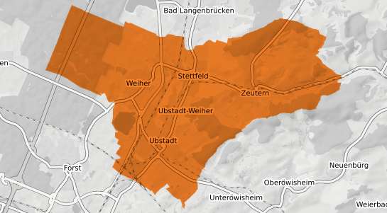 Mietspiegelkarte Ubstadt Weiher
